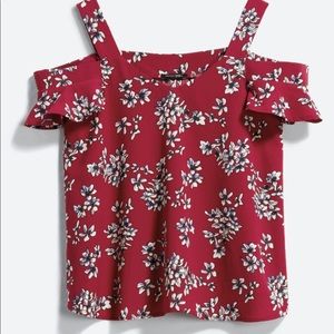 Cold shoulder blouse